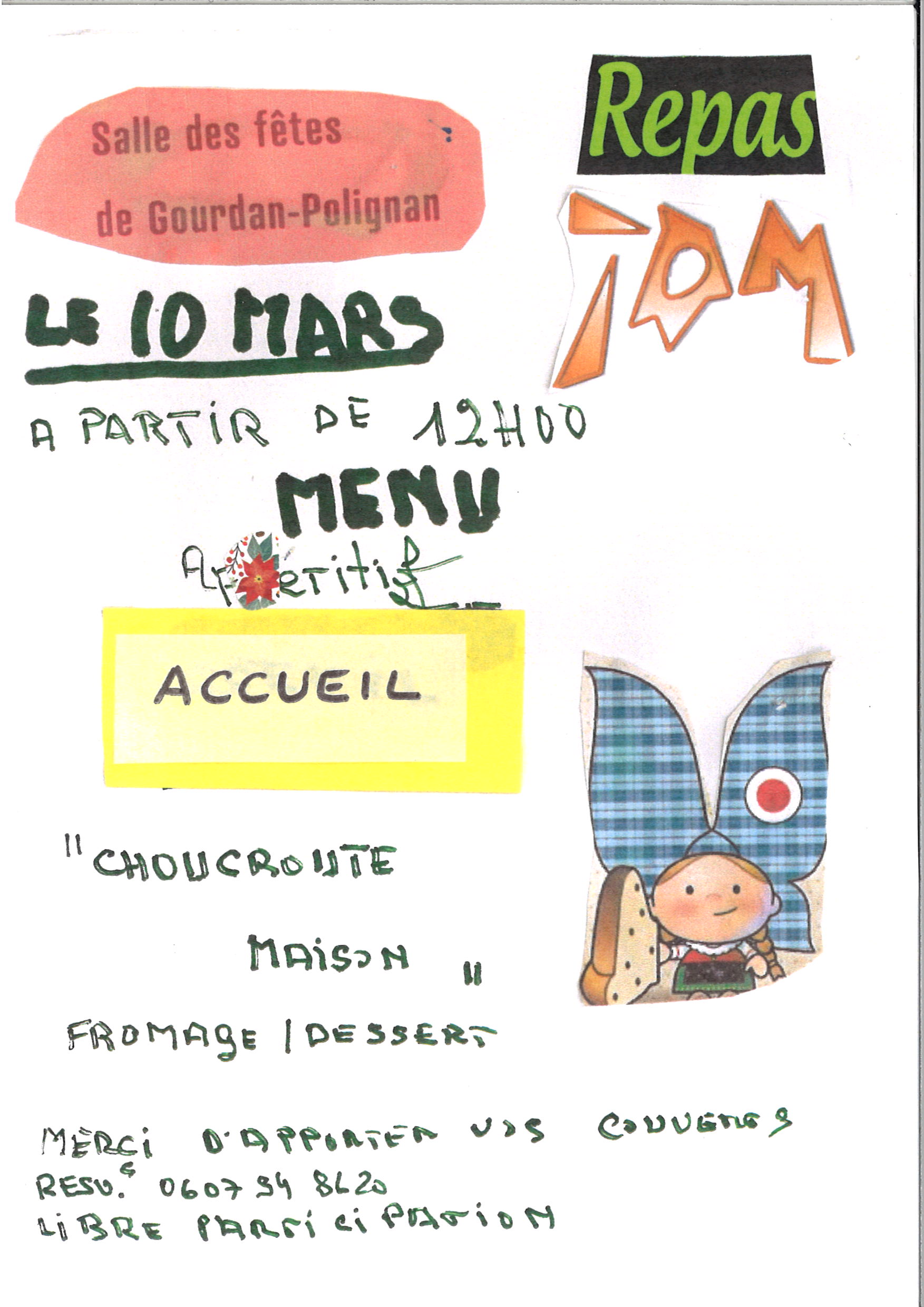 Repas TOM le 10 mars 2024