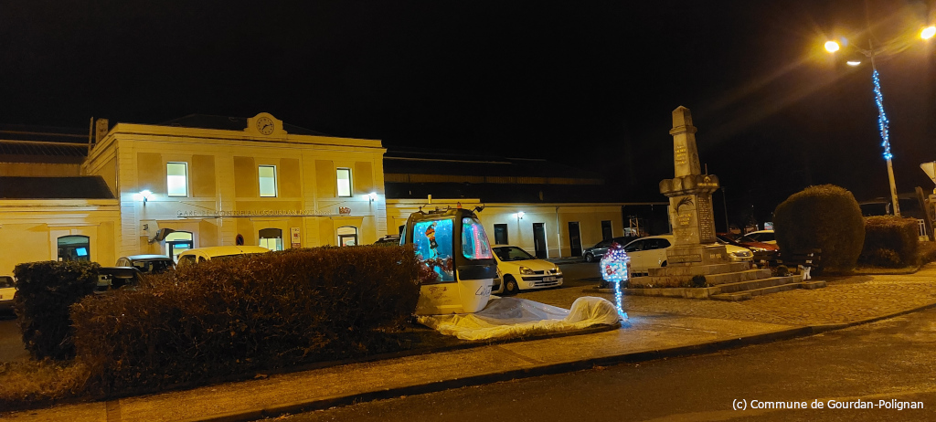 Gare de nuit noel